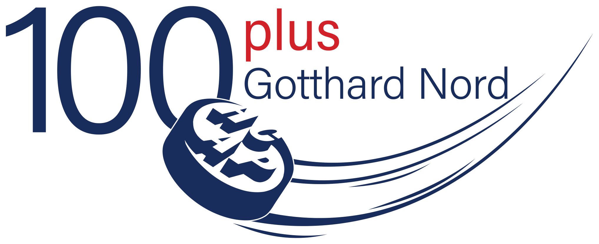 Logo 100plus Gotthard Nord