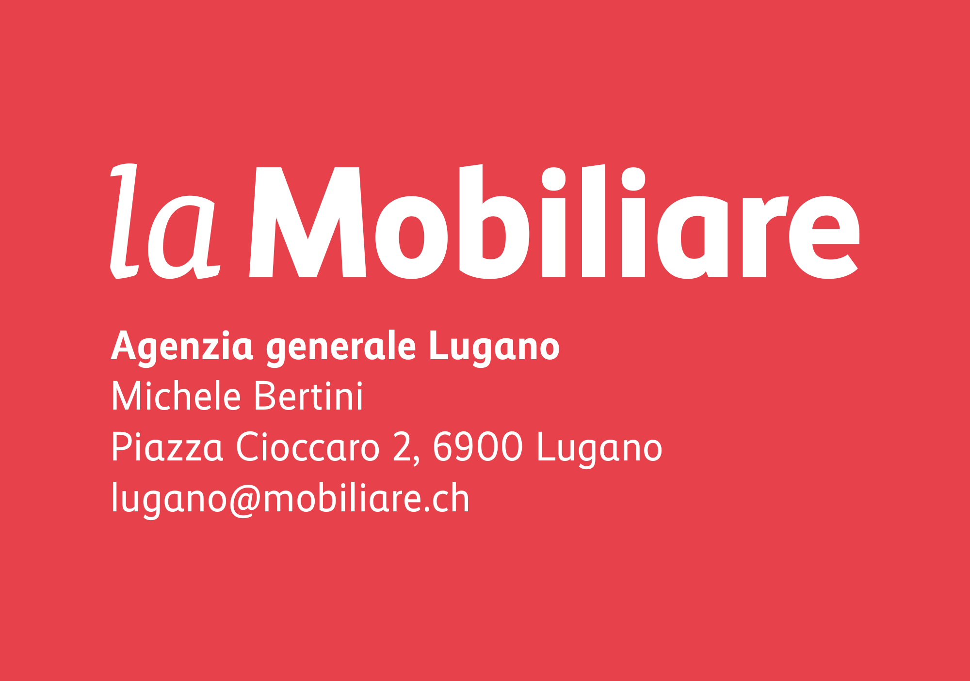 Logo la Mobiliare – Agenzia generale Lugano